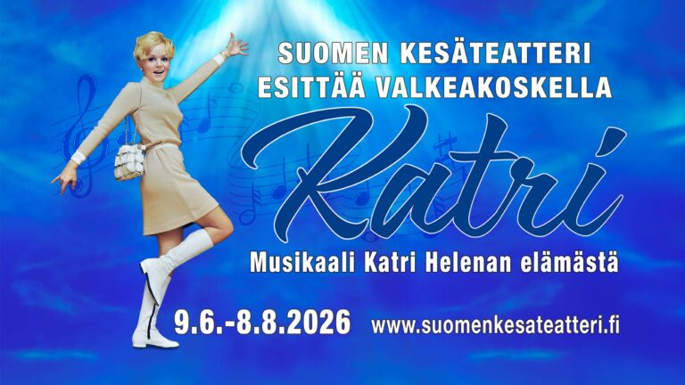 Suomen Kesäteatteri esittää säkenöivän suurmusikaalin Katri Helenan elämästä kesällä 2026 Valkeakoskella